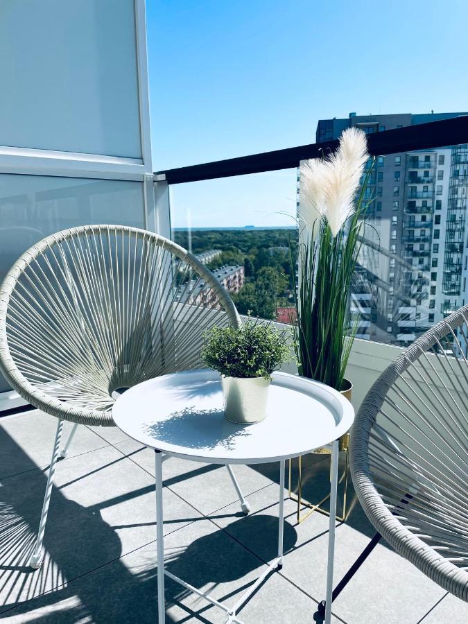 Apartament Z Widokiem Na Morze Gdansk Bagian luar foto